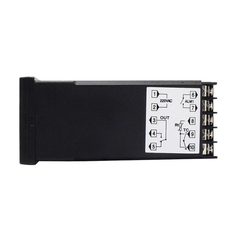 Temperature Controller 110V to 240V Work Voltage 0 to 1300 Degree PID Digital K Type Input SSR Output & Relay Output(Relay Output)