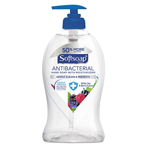 Softsoap Liquid Hand Soap Pump, Antibacterial White Tea and Berry Fusion, 11.25 Ounce