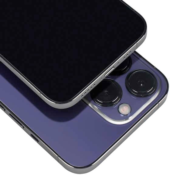 Vista 54 de Skinit Calcomanía para iPhone 14 Pro Max, diseño oficial de Dragon Ball Z Goku Iconic Kanji Symbol Naranja