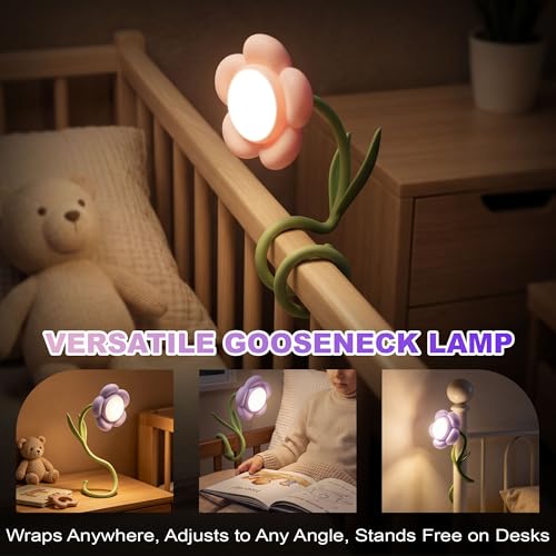 Lámpara de noche para cuna infantil con luz ajustable miniatura 4