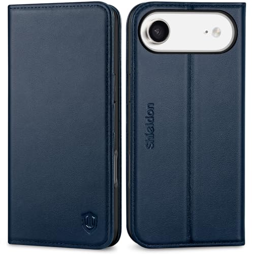 Amazon.co.jp: SHIELDON iPhone Air 対応 手帳型ケース 本革レザー 6.5