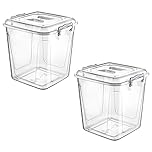 SAFRI 6L Food Boxes Containers Set BPA-Free Kitchen and Pantry Organization, Plastic Containers with Lids for Dry Food, Beans, Sugar, Cereal, Flour, Sugar, Oat, Pet Food Storage (2)