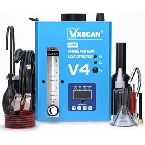 V4 Auto EVAP Smoke Leak Tester, Gauge & Flowmeter for All 12V Cars