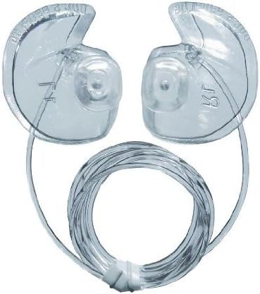BLOCKSURF Doc's Pro Plugs - XL Transparent Silicone Earplug for Surfing, Swimming