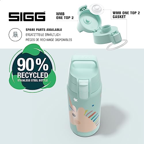 Sigg, Insulated Kids Water Bottle, Shield One Therm, Suitable for Carbonated Beverages, Leakproof, Dishwasher Safe, BPA Free - Image 4