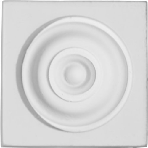 Ekena Millwork PB02X02X01MA 2 3/8-Inch W x 2 3/8-Inch H x 1-Inch P Maria Plinth Block