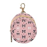zyrtty Pacifier Case with Hook Bow Color Heart Pink Pattern Pacifier Holder Pod Easily Attaches to Diaper Bag or Purse