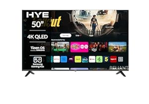 50 Inch Smart TV 4K QLED – Slimline Flat Screen Television with Tizen by Samsung, Gaming Hub, HDMI & USB Ports, WiFi, Satellite & Cable Connectivity – Smart TV 50+ Inch - 50QLEDS2008