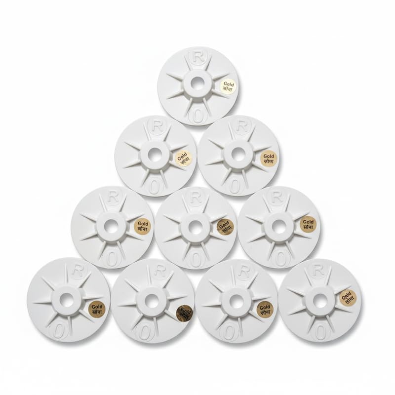 Pioneer Abrasive 4 Inch Diamond Polishing Pad Grit 0 (White) – Pack of 10 | Ultra Fine Finish for Marble, Granite, Stone & Concrete | Wet & Dry Use-image-46