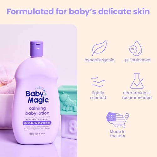 Image of Baby Magic Calming Lotion, Lavender & Chamomile, (6 Pack) 16.5 Fl Oz