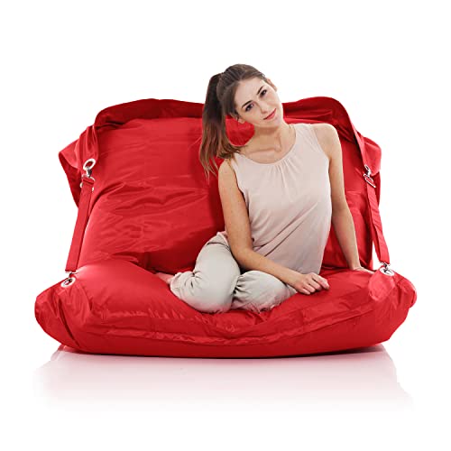 SMOOTHY Original Supreme Indoor & Outdoor Sitzsack XXL 450L Riesensitzsack Sitzkissen Sessel für...