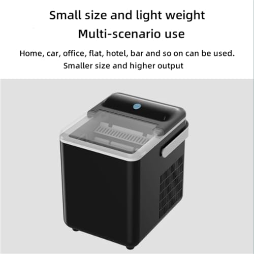 Fabricadora de hielo portátil compacta con asa miniatura 3