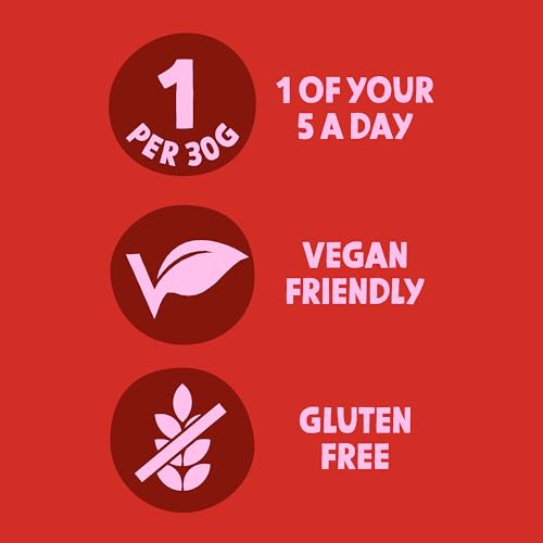 BEAR Fruit Dried Strawberry Packs - Gently Baked Fruit - Healthy - Vegan - 14 x 35g