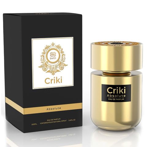 Criki Absolute Eau De Parfum, Gold Bottle, 3.2 fl oz By emper