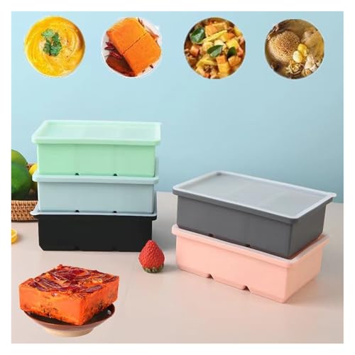 Molde de Silicona para Alimentos con Tapa Negro miniatura 2