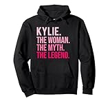 Kylie The Woman The Myth The Legend Funny Valentine's Day Pullover Hoodie