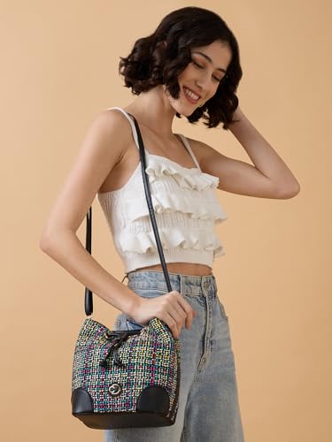 Image of Caprese Harmonee Sling Medium Bag For Women|Adjustable And Detachable Strap For Comfortable Wear|Versatile Handbag For Everyday Use, Travel, And Special Occasions