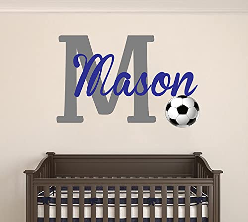 Vinilo decorativo personalizado balón de fútbol 30x20" miniatura 4
