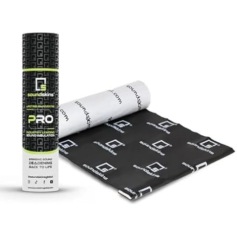 SoundSkins SSK-SSPRO-1 Car Sound Deadening Material - 180mil/4.5mm Triple Layer - 11 sqft. - Reduce Vibrations, Insulate Heat, and Minimize Resonance Cover