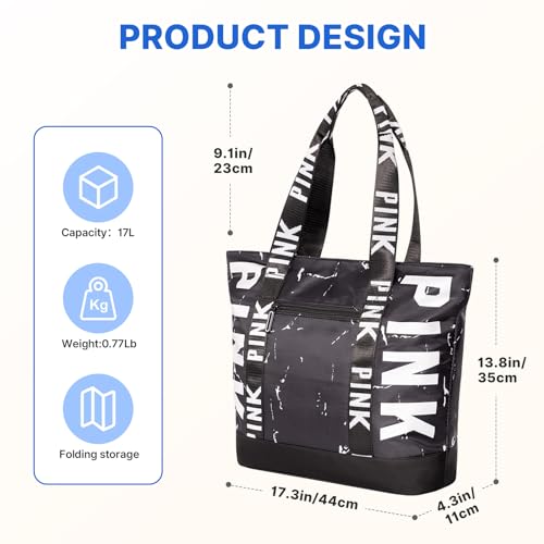 Travel Tote Bag for Women, Large Waterproof Beach Bag for Daily2