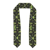 CKGODGF Cinta de chal personalizada elegante con estampado de albahaca, tomillo, eneldo y romero, perfecta para ceremonias y ocasiones especiales, 1 unidad, Aplanado, Talla única