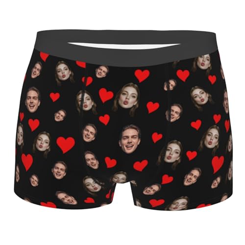 Custom Boxers Briefs Personalized Boxers Underwear With Face For Men Boyfriend Husband Funny Gifts For Him