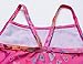 TENVDA Girls Swimsuit Size 9-10 Years Old Hotpink Heart Printed Bathing Suit Big Kids Beach Summer Surfing One-Piece Swimwear