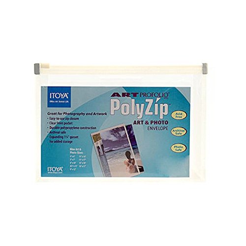 Itoya Polyzip Envelopes with Zip Closure (ITYAZ810)