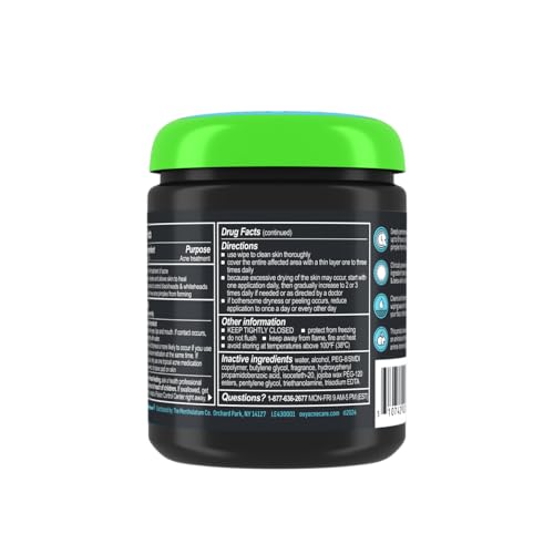 Oxy Deep Pore Acne Facial Cleansing Pads, Maximum Strength 2% Salicylic Acid Stubborn Acne Treatment, Fights Breakouts, Exfoliates, Unclogs Pores, Treats Blackheads, Dermatologist Recommended, 90 Pads