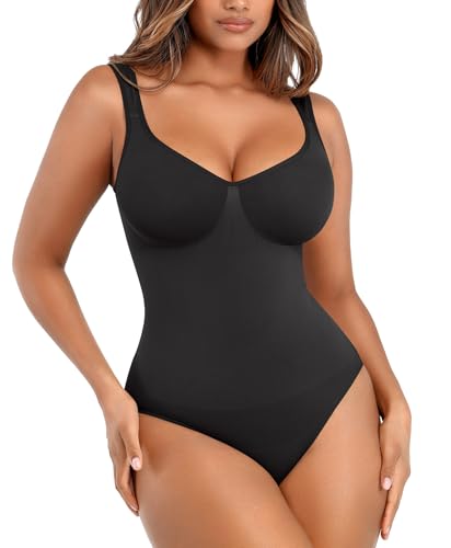 Lover-Beauty Body Suits for Women Seamless Shapewear Bodysuit Tummy Control Body Shaper