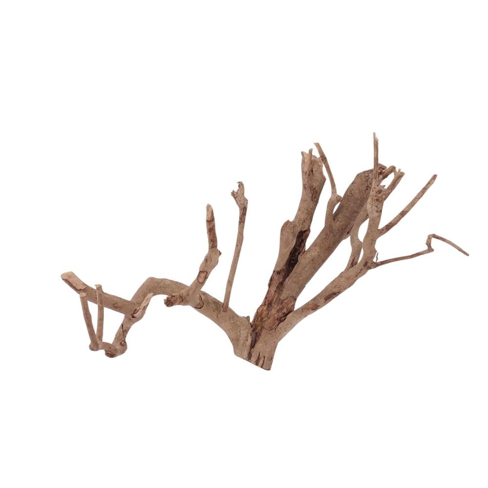 AquaOne L radice di talawa n. 2319 - Decorazione per acquario, radice in legno, decorazione per acquario, paesaggio, mangrove, muschio, naturale, vero legno