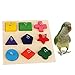 POPETPOP Oiseau Puzzle Jouet Perroquet Jouets Éducatifs Oiseau Fourrage Jouets en Bois Bloc Jouet pour Hamster Gerbille Perruches Perruche Perruche Calopsitte Inséparables - Couleur Aléatoire
