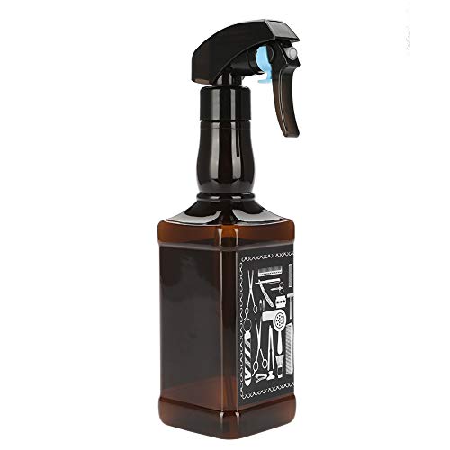ANKROYU Flacone Spray Per Parrucchieri da 500 Ml, Flacone Spray Ricaricabile Vuoto, Spruzzatore D'acqua con Bottiglia di Vino Vintage Per Parrucchieri, Cura delle Piante, Pulizia(Castano)