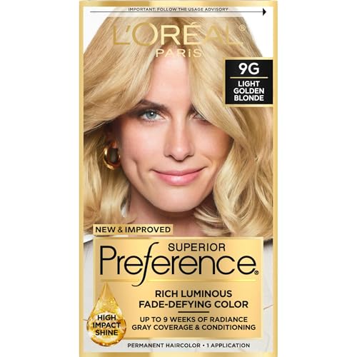 L'Oreal Superior Preference - 9G Light Golden Blonde 1 Each (Pack of 12)