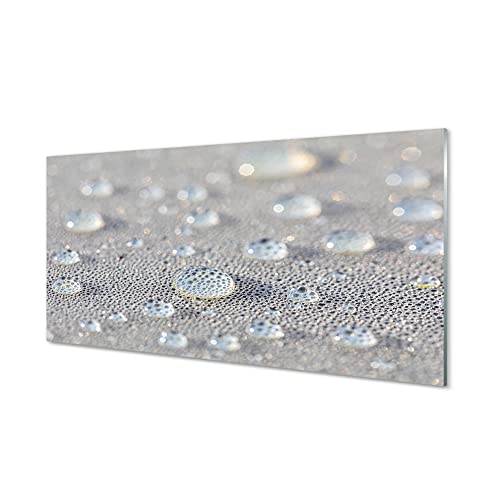 Impression sur verre 100x50 cm Tulup macro gouttes de soleil tableau mural