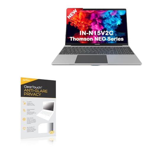 BoxWave Screen Protector Compatible with Thomson IN-N15V2C NEO - ClearTouch Anti-Glare Privacy (2-Pack), Privacy Screen Protector Flexible Film Anti-Glare