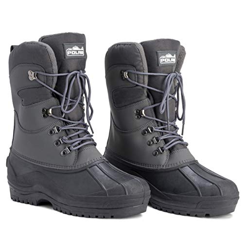 Image of POLAR Mens Snow Hiking Mucker Duck Grafters Waterproof Saftey Thermal Boots
