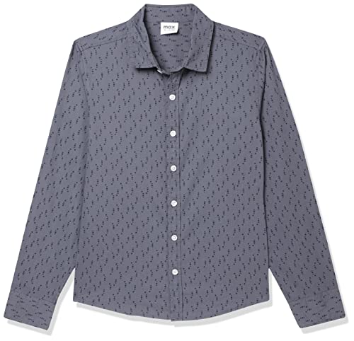 Image of Max Boy's Printed Full Sleeves Regular Fit Casual Shirt