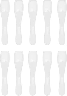 FRCOLOR 100 Pçs Espátula Facial Espátula De Metal Aplicadores De Maquiagem Para Espátula De Maquiagem Facial Espátula Cosmética Facial Mini Espátula Para Cosméticos Colher De Maquiagem