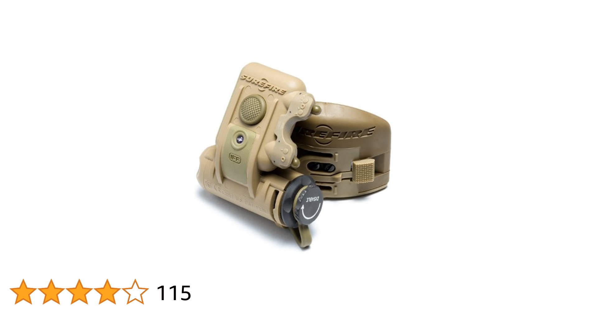 SUREFIRE ヘルメットライト TAN Surefire Tactical Helmet Light Tan Blue White IR
