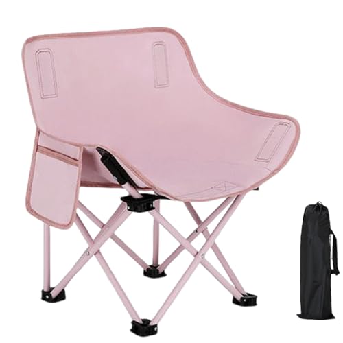 Silla de camping para niños, sillas de camping plegables, ligeras y cómodas para niños y niñas, estructura estable, silla de playa ligera para césped, campamento, viaje de pesca y jardín