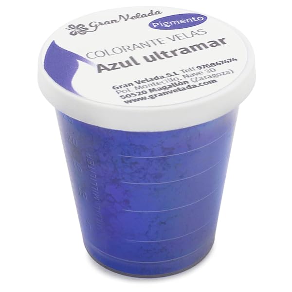 Gran Velada - Colorante en Polvo Azul Ultramar para Velas 30 cc |...