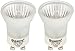 Bulbrite 35MR11/GU10F 35-Watt 120-Volt Halogen Frosted MR11 GU10 Base, Flood - 2 Pack