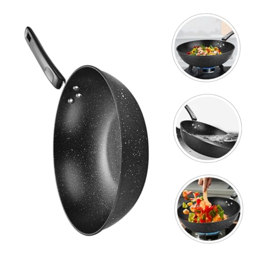 Sartén Wok pequeño antiadherente de piedra Maifan Alipis miniatura 3