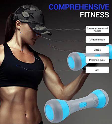 Nice C Adjustable Dumbbells Weights, Neoprene All-in-1 Options, Non-Slip, All-Purpose, Home, Gym, Office - Image 4