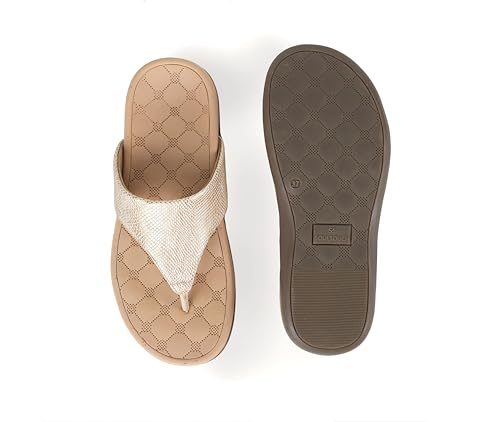 Image of SOULTOUCH Perry Slippers for Women, Comfortable Sandal with Arch Support, Acupressure Orthopedic Slippers for Womens Helps in Reduce Pressure on Feet
