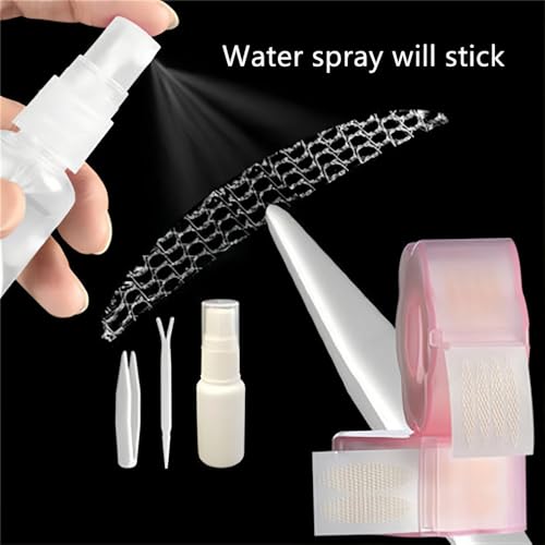 Eyelid Tape double eyelid lifter strips Invisible Eye Stickers Portable Breathable Natural Invisible Single Sided Double Self-Adhesive Eyelid Stickers Instant Eye Lift Stri (C)