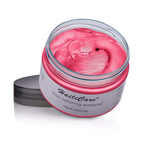 Cera Capelli, HailiCare Colore Capelli Temporaneo Rosso Crema Colorante per Capelli Naturale e Idratante per Uomo e Donna