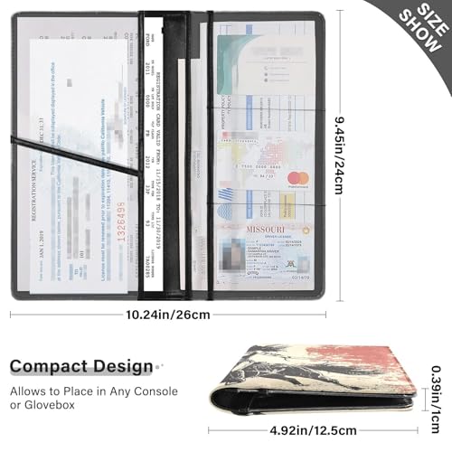 Organizador para Documentos de Cuero Slim miniatura 3