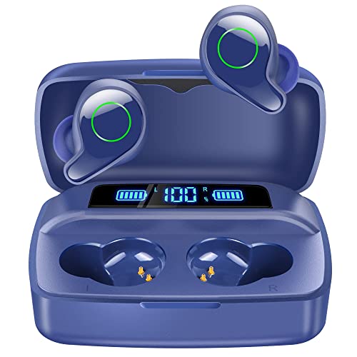 Esiposs Auriculares Inalámbricos, Bluetooth 5.0 Auriculares 156h Playtime In-Ear Estéreo Auriculares Con Mic, Ipx7 Impermeable Auriculares Con Usb-C Estuche De Carga Para Iphone Samsung Android Esiposs Auriculares Inalámbricos, Bluetooth 5.0 Auriculares 156h Playtime In-Ear Estéreo Auriculares Con Mic, Ipx7 Impermeable Auriculares Con Usb-C Estuche De Carga Para Iphone Samsung Android